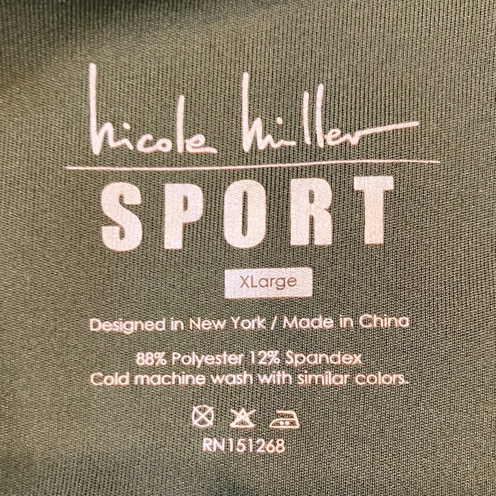 Nicole Miller | Sport Olive Green Leggings - Picture 7 of 7